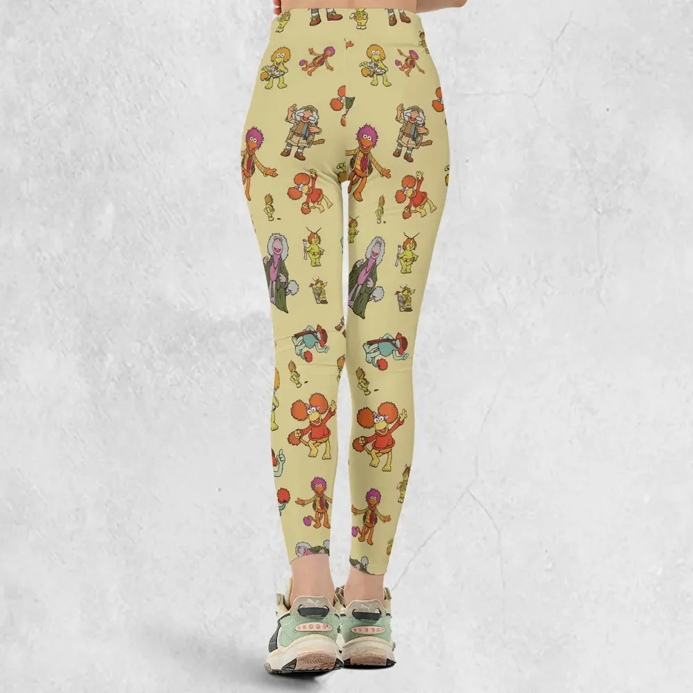 Fraggle Rock Characters Legging - 3