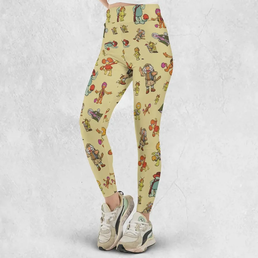 Fraggle Rock Characters Legging - 2