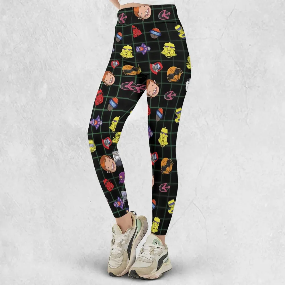 Retro 80s M.A.S.K Cartoon Legging - 2