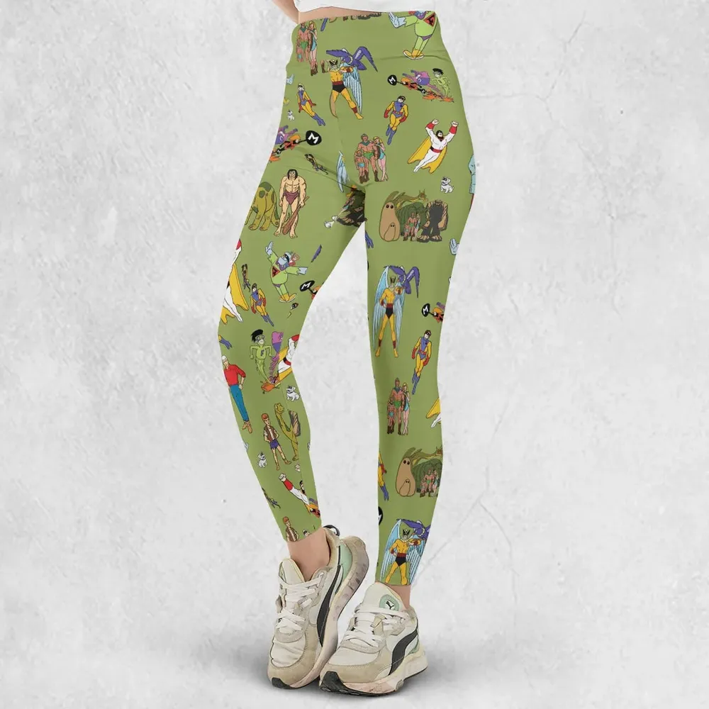 60s Vintage Characters Legging - 2