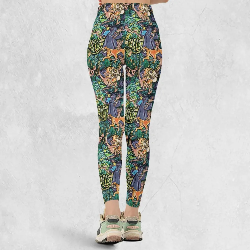 Best Friends Forever Mowgli and Baloo The Jungle Book Legging - 3