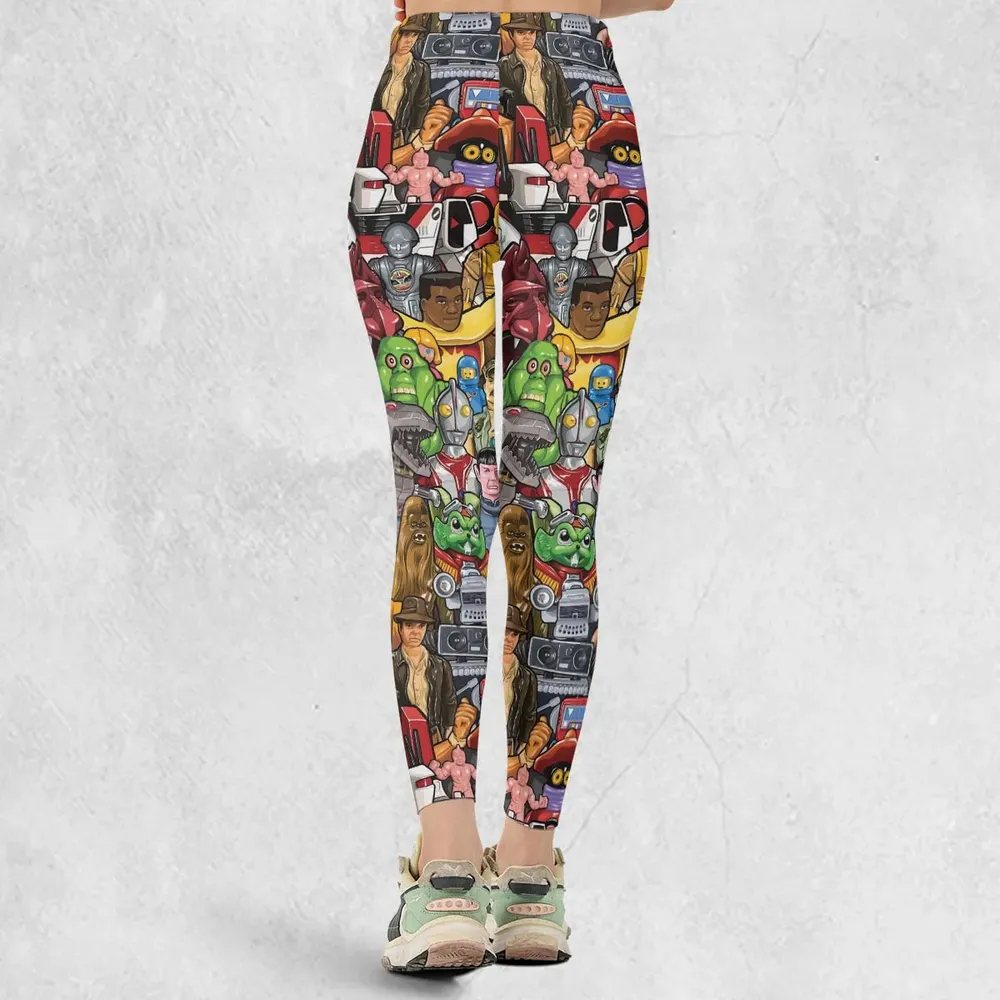 The Best Obscure 80s Toy Lines Legging - 3