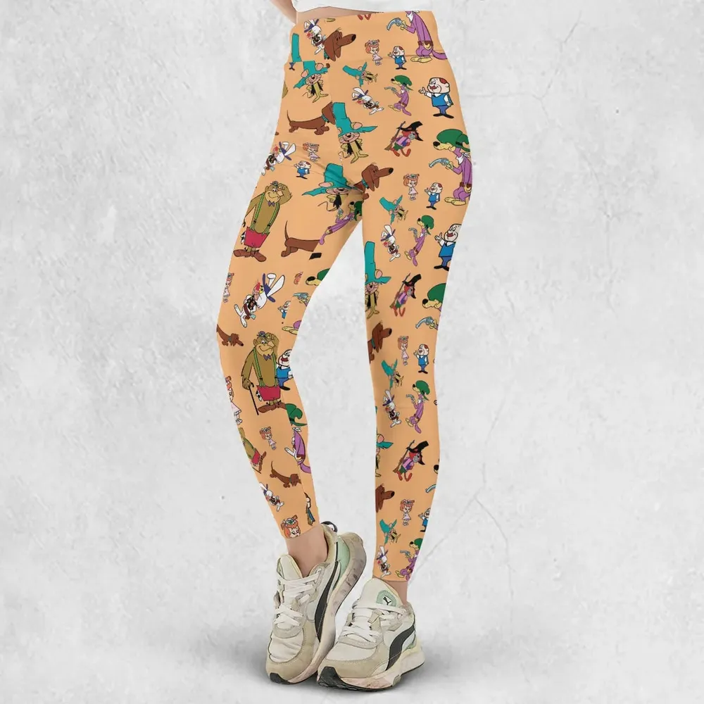 The Magilla Gorilla Show Characters Legging - 2
