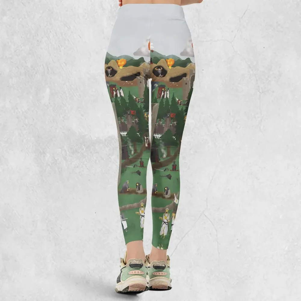 England 932 A.D Monty Python and The Holy Grail Legging - 3