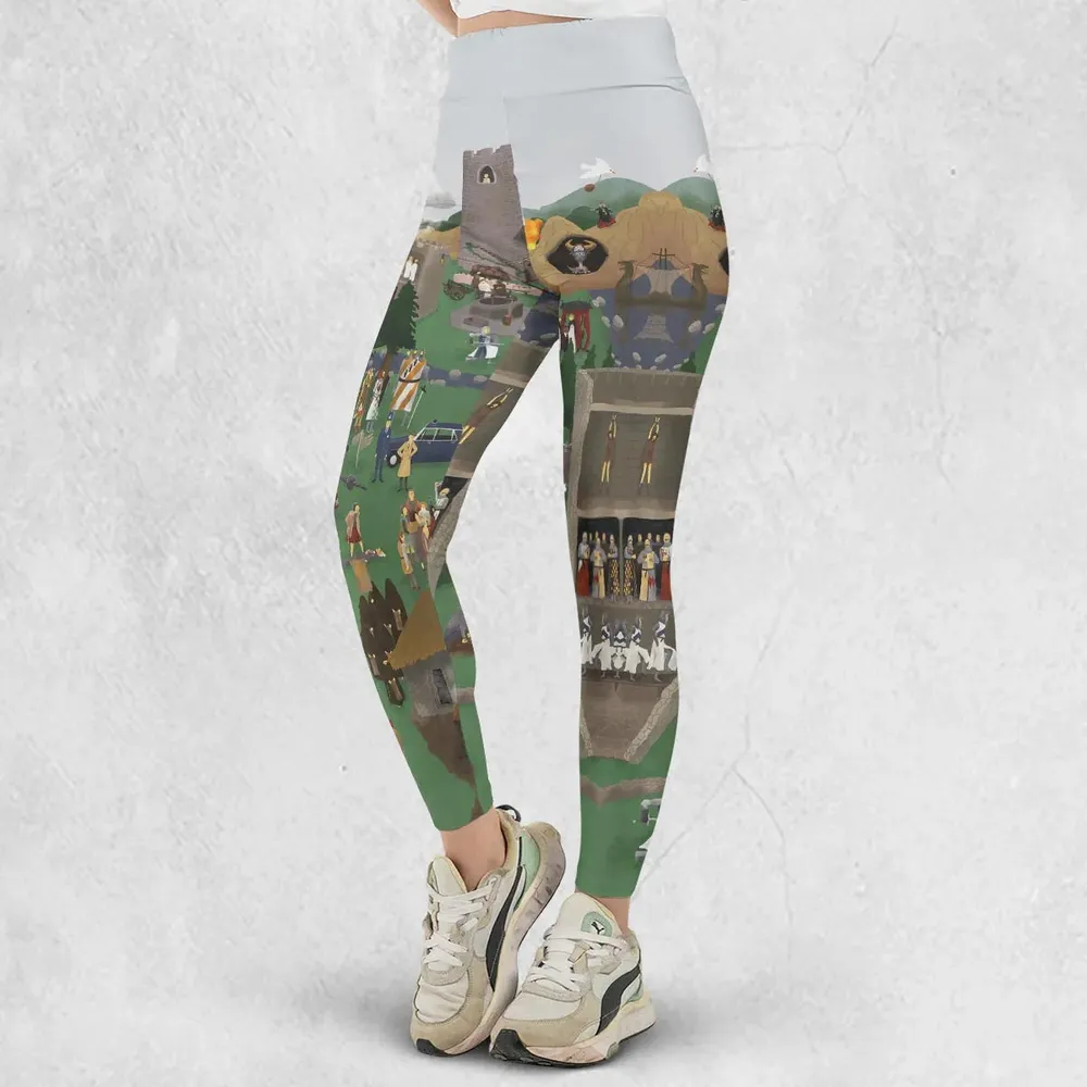 England 932 A.D Monty Python and The Holy Grail Legging - 2