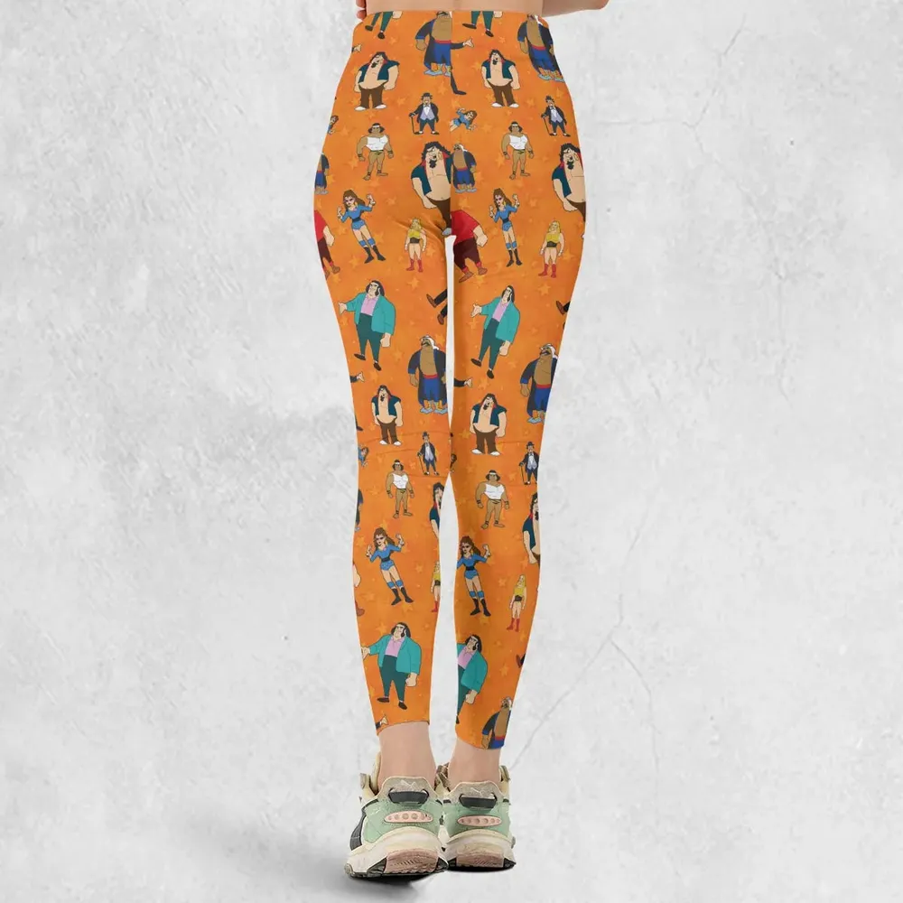 80s Hulk Rock 'n' Wrestling Characters Legging - 3