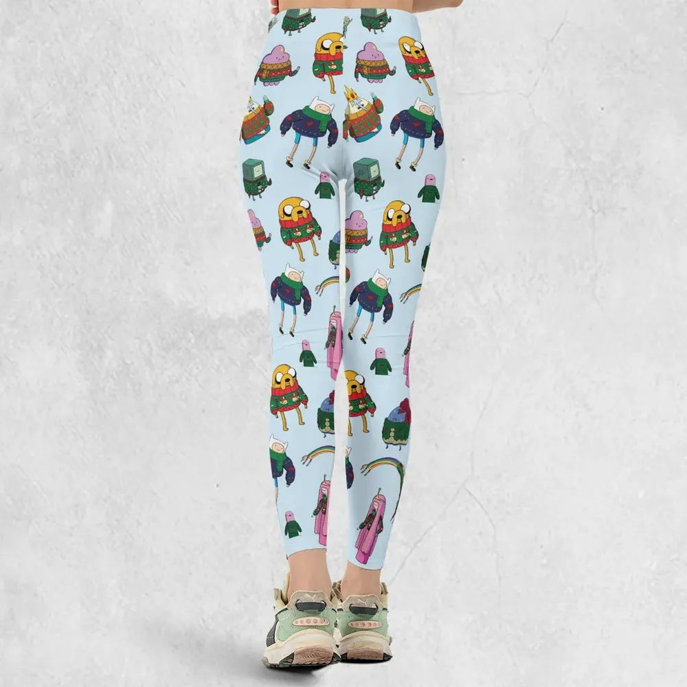 Ugly Sweater Adventure Time Legging - 3