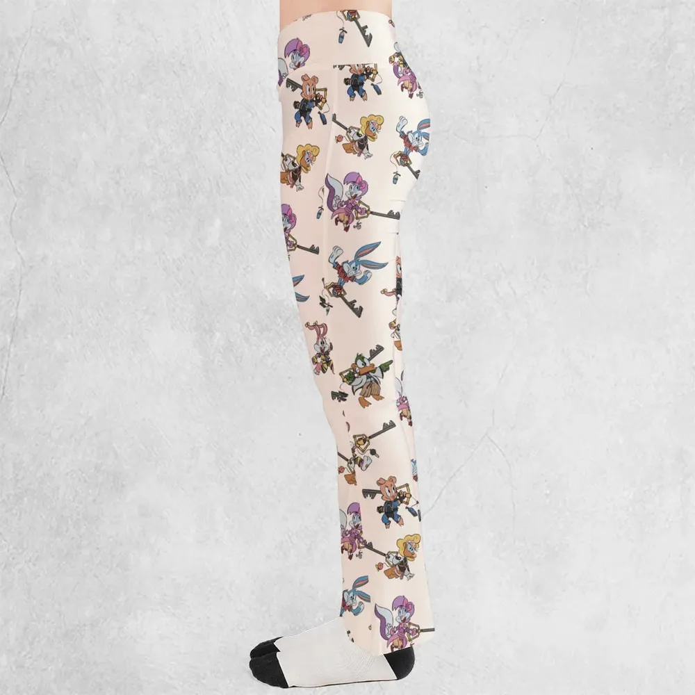Kingdom Farce Kingdom Heart Flare Leggings - 3