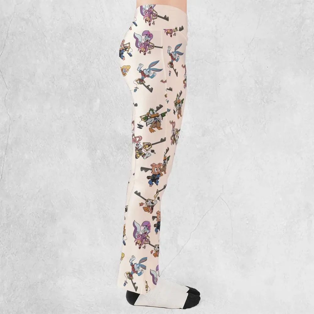Kingdom Farce Kingdom Heart Flare Leggings - 2