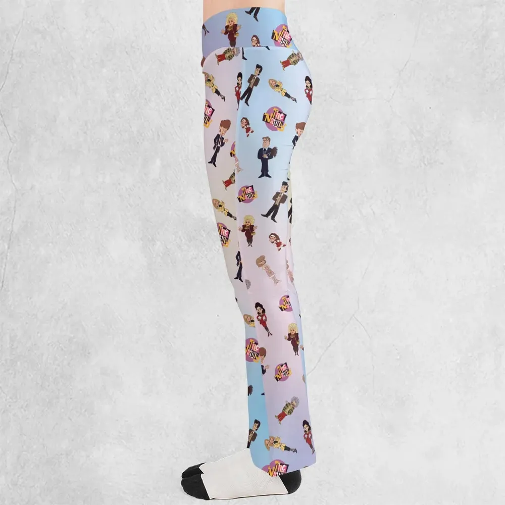 The Nanny Animated Characters Flare Leggings - 3
