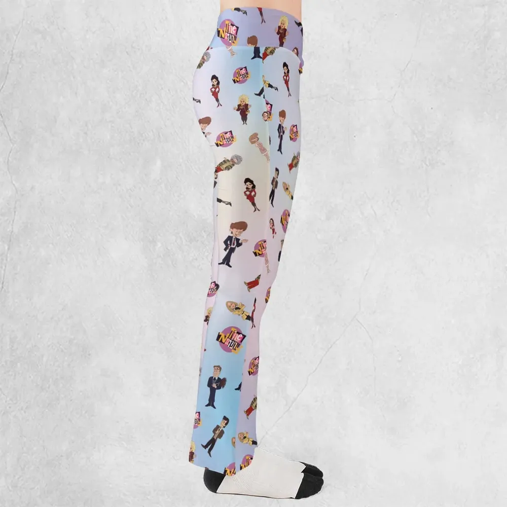 The Nanny Animated Characters Flare Leggings - 2