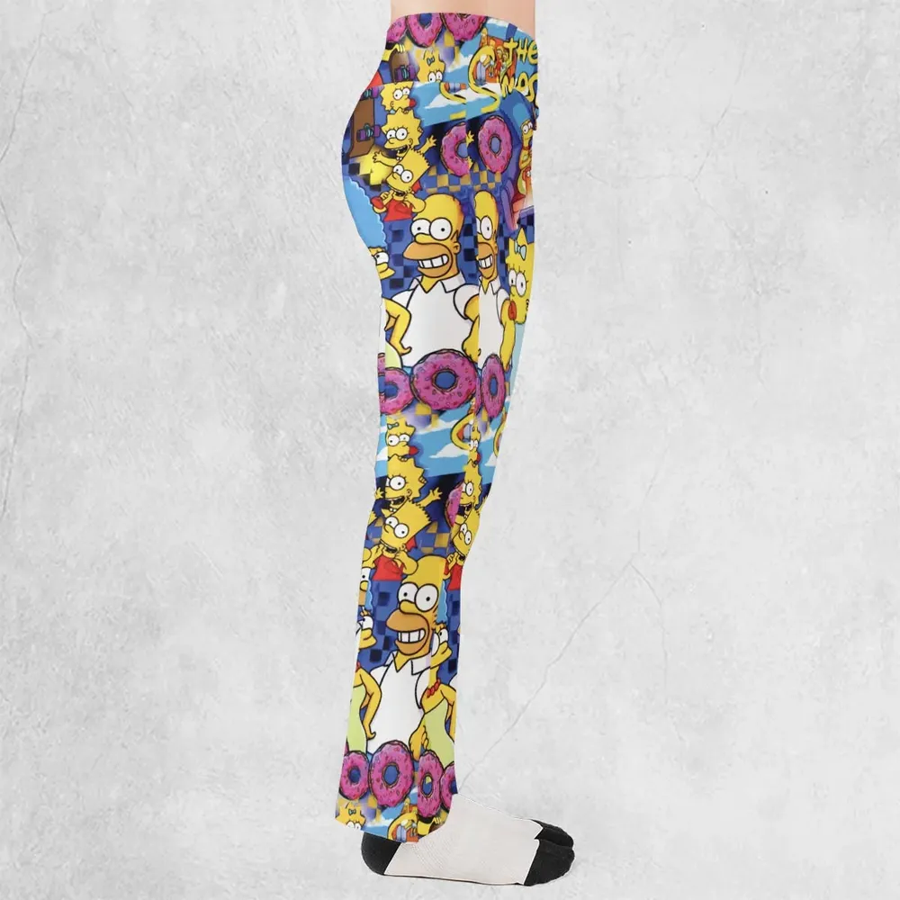 Springfield Swag The Simpsons Flare Leggings - 2