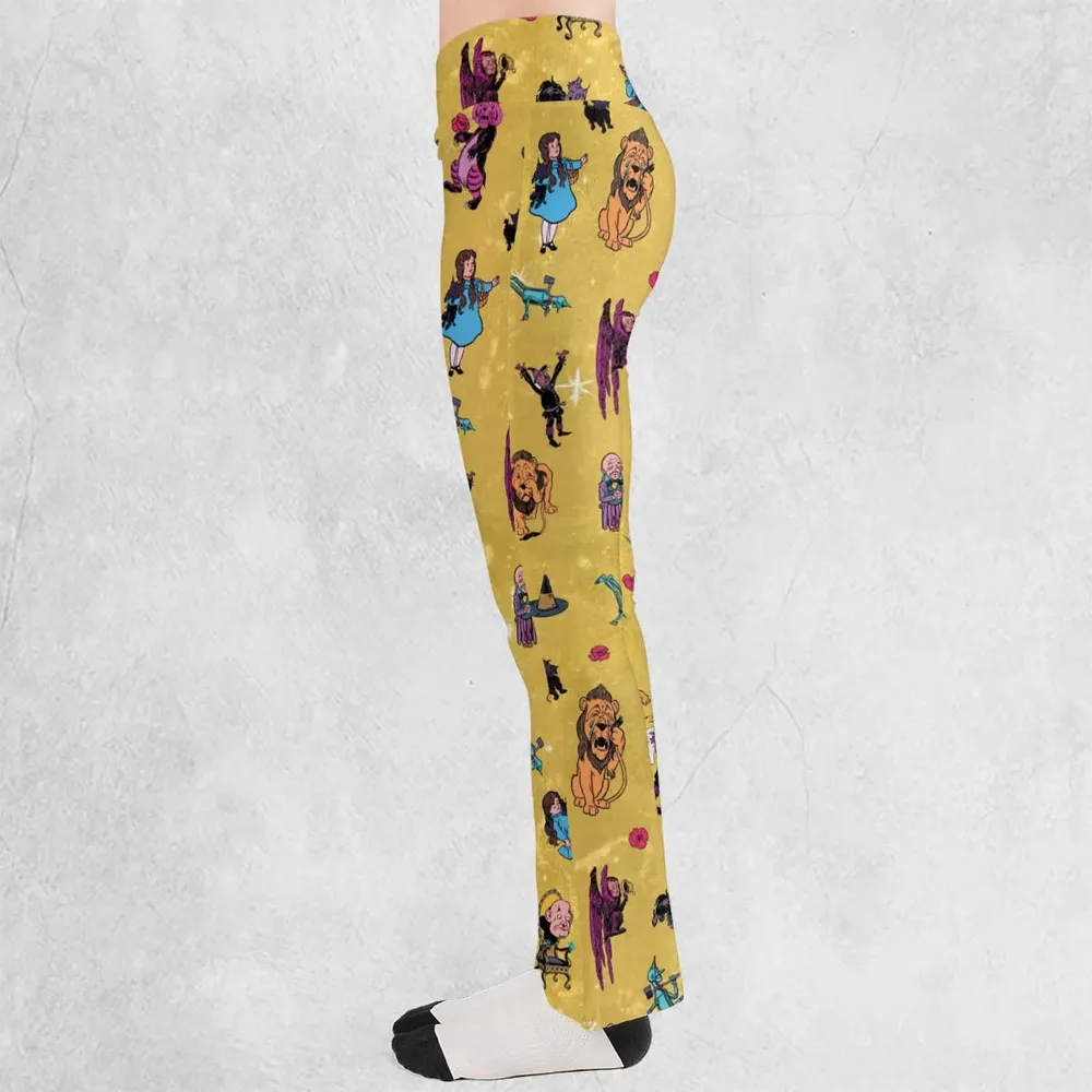 Friends in Emerald City Wizard of Oz Flare Leggings - 3
