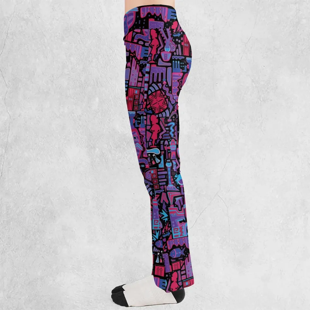 Mad Science Yzma The Emperor's New Groove Flare Leggings - 3