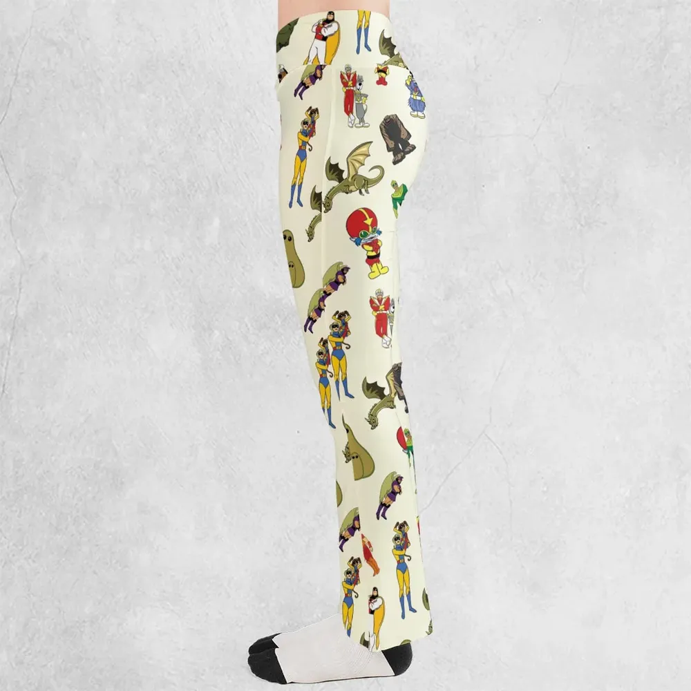 Herculoids and The Rest Of Hanna Barbera Space Stars Flare Leggings - 3