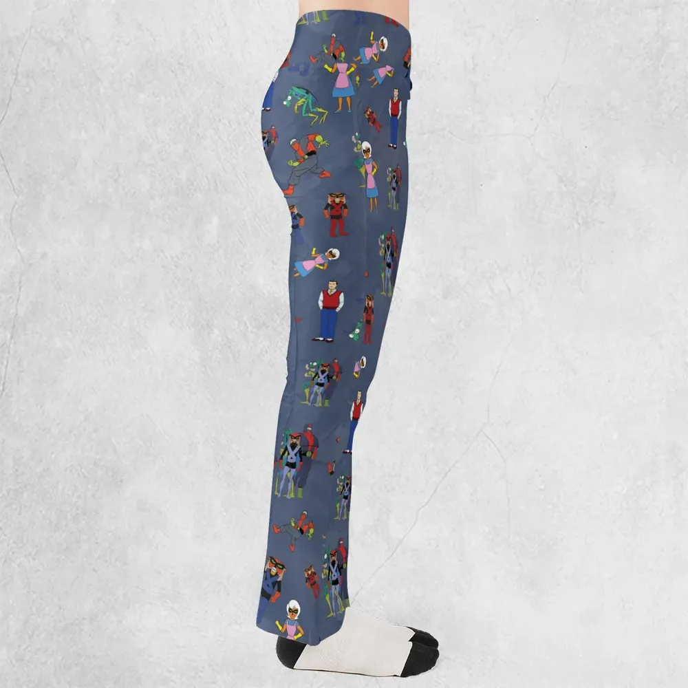 The Brak Show Characters Flare Leggings - 2