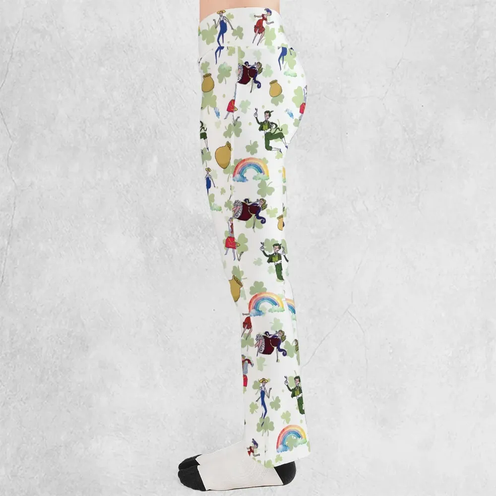 Irish Movie Finian’s Rainbow Characters Flare Leggings - 3