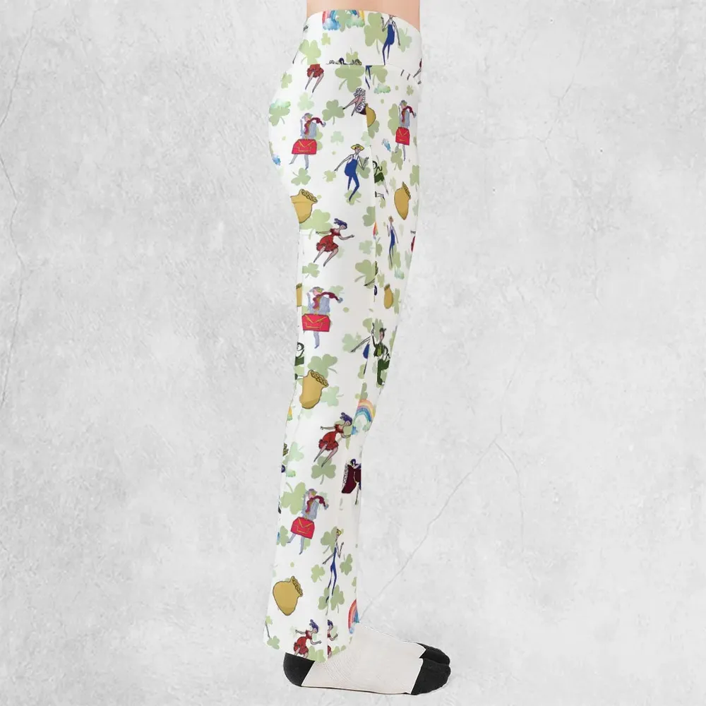Irish Movie Finian’s Rainbow Characters Flare Leggings - 2