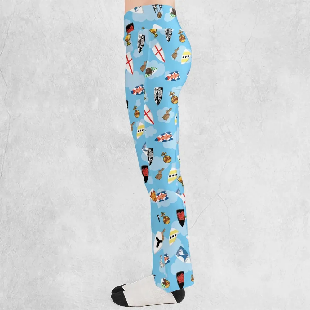 Coat Of Arms Monty Python and the Holy Grail Flare Leggings - 3