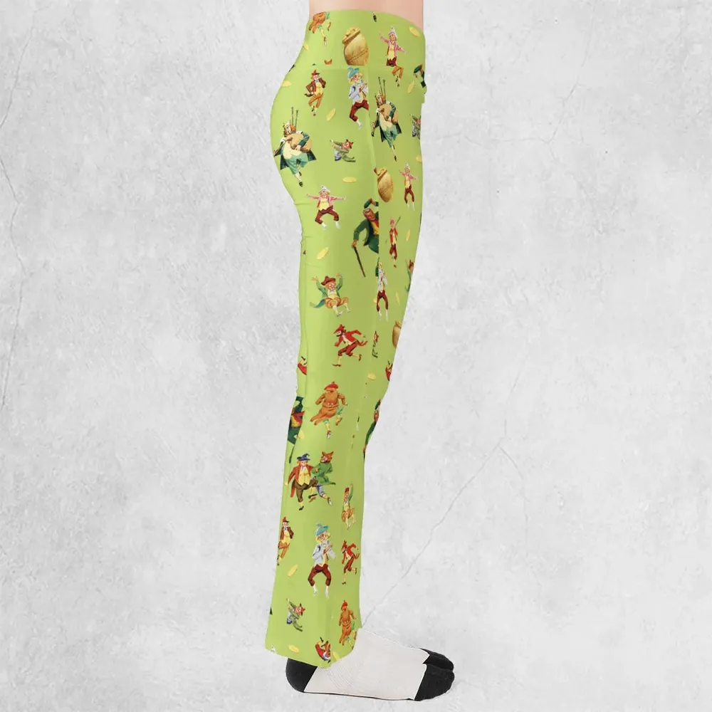 Irish Movie Darby O'Gill Characters Flare Leggings - 2