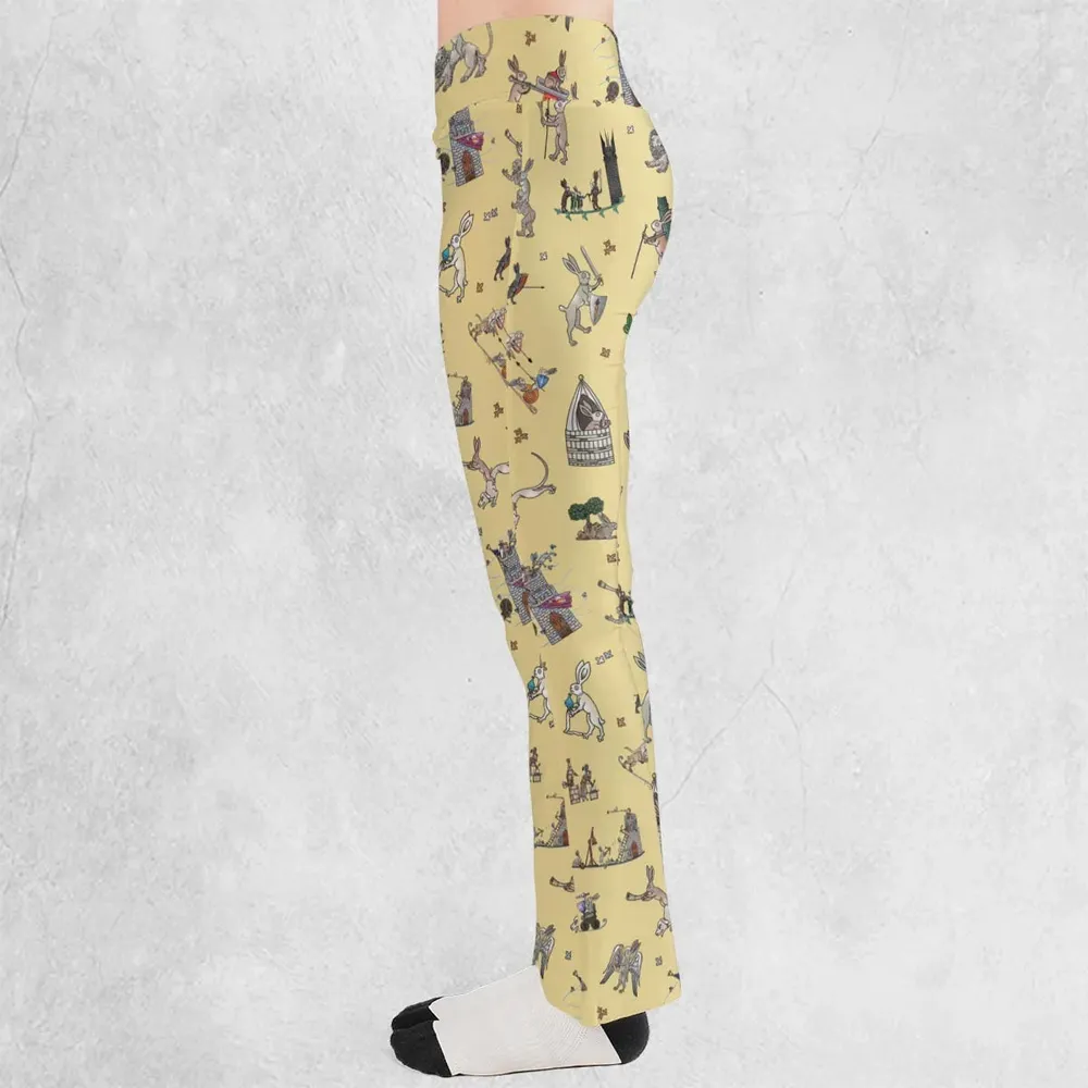 Killer Rabbit The Medieval Marginalia Flare Leggings - 3