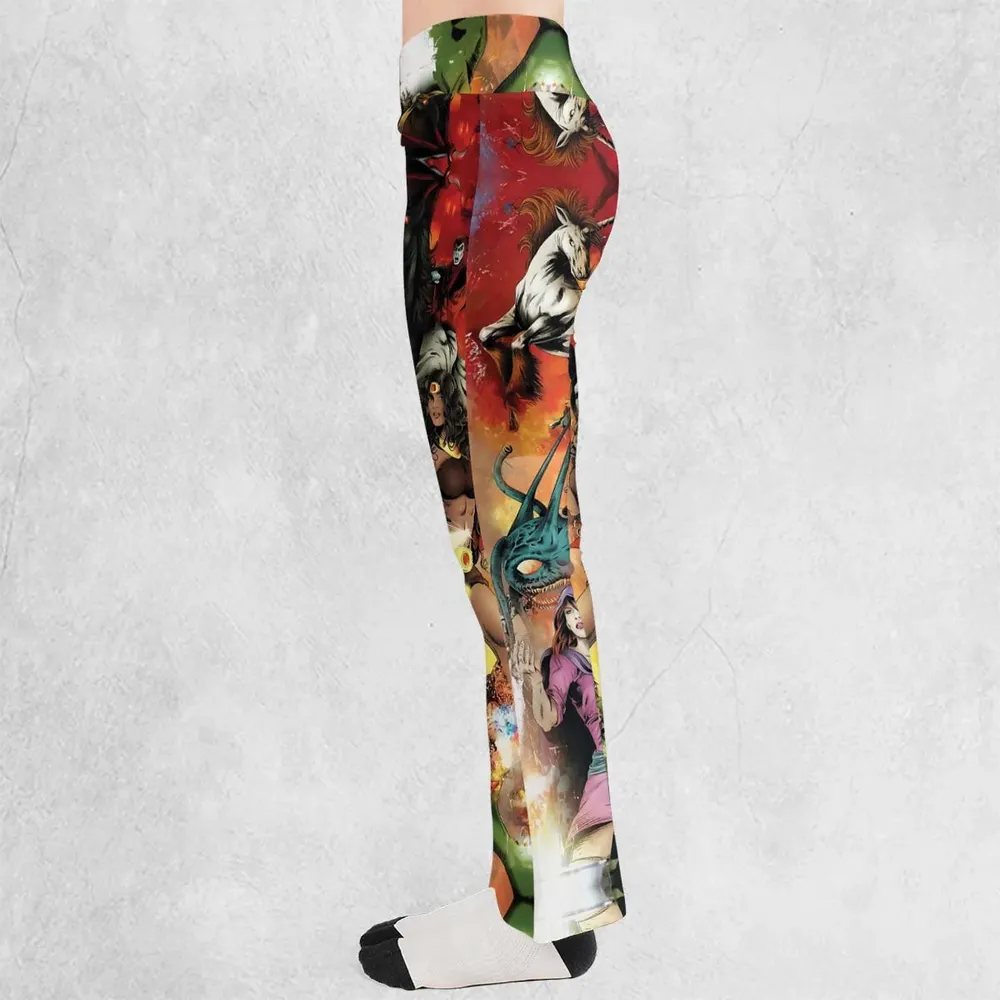 Great Power Dungeons Flare Leggings - 3