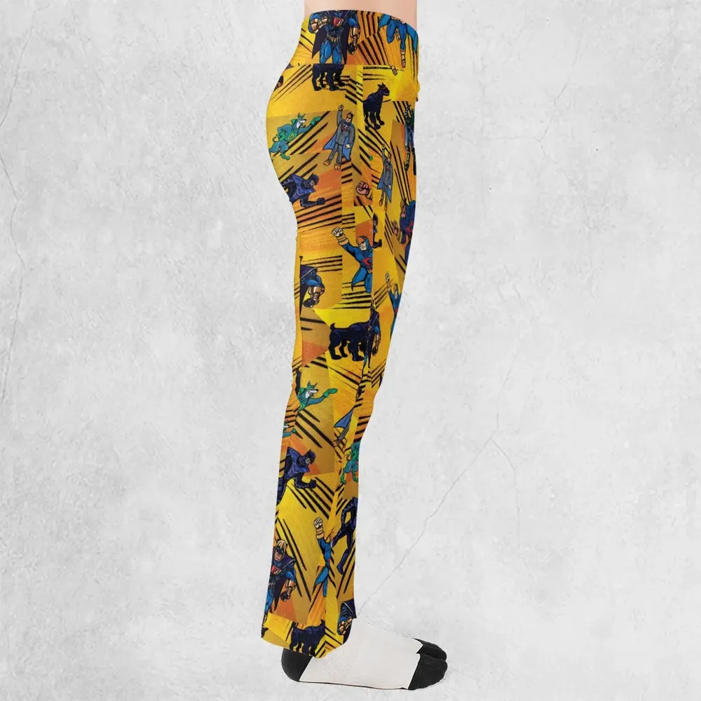 Blue Falcon and Dynomutt Flare Leggings - 2