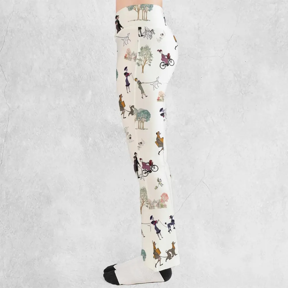 Dog Walking Look Alikes 101 Dalmations Flare Leggings - 3