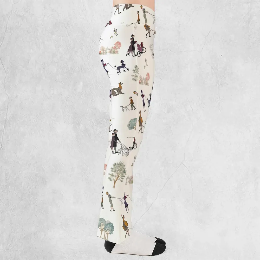 Dog Walking Look Alikes 101 Dalmations Flare Leggings - 2
