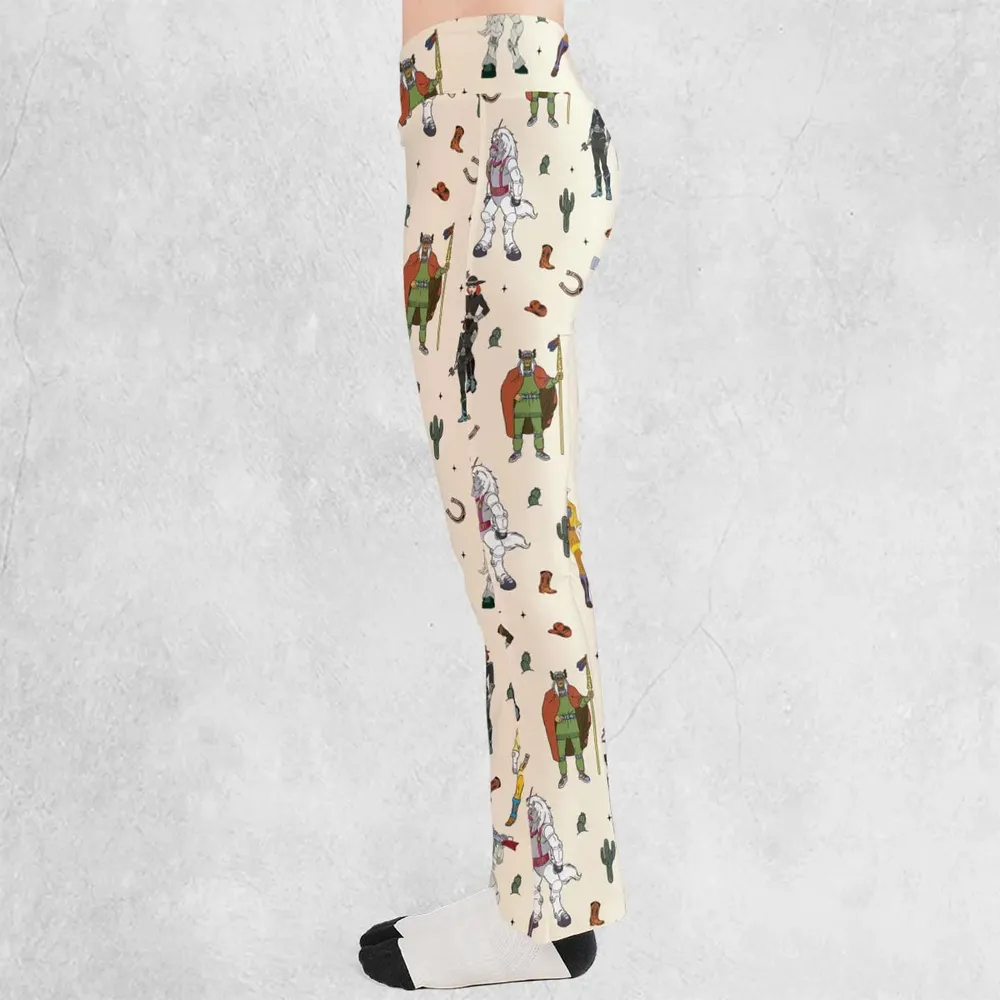Western Bravestarr Characters Flare Leggings - 3