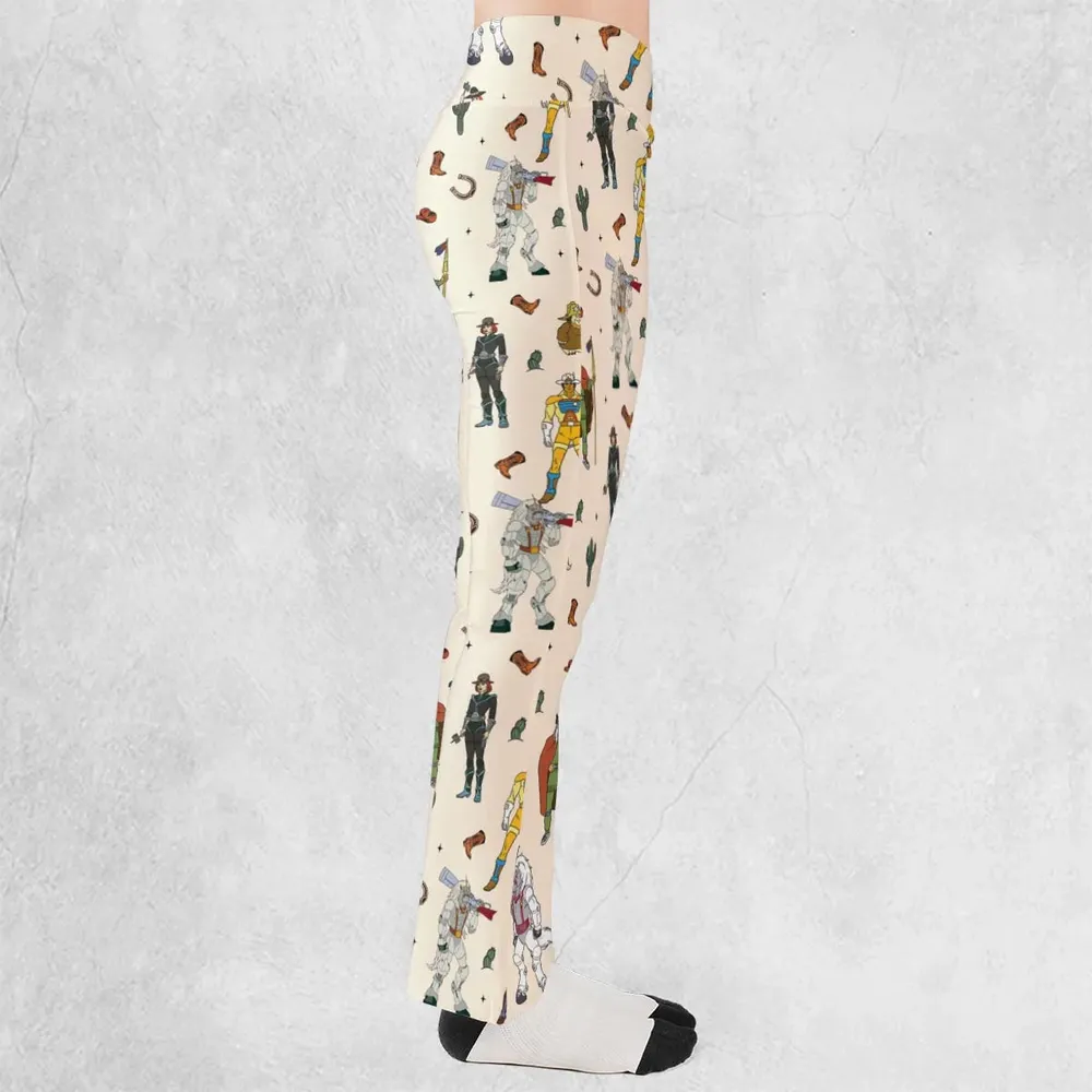 Western Bravestarr Characters Flare Leggings - 2