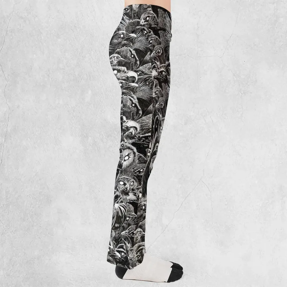 Umbrellas to Underworld Penguin Flare Leggings - 2