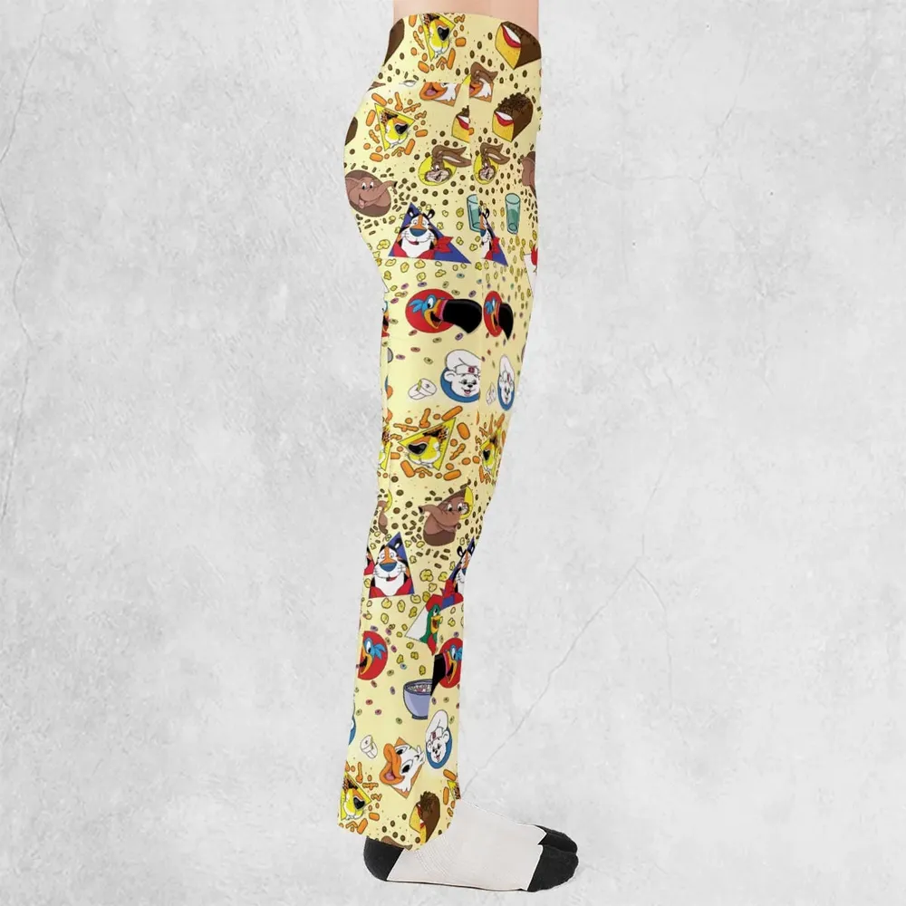 Bimbo Cheetos Cereal Mascot Flare Leggings - 2