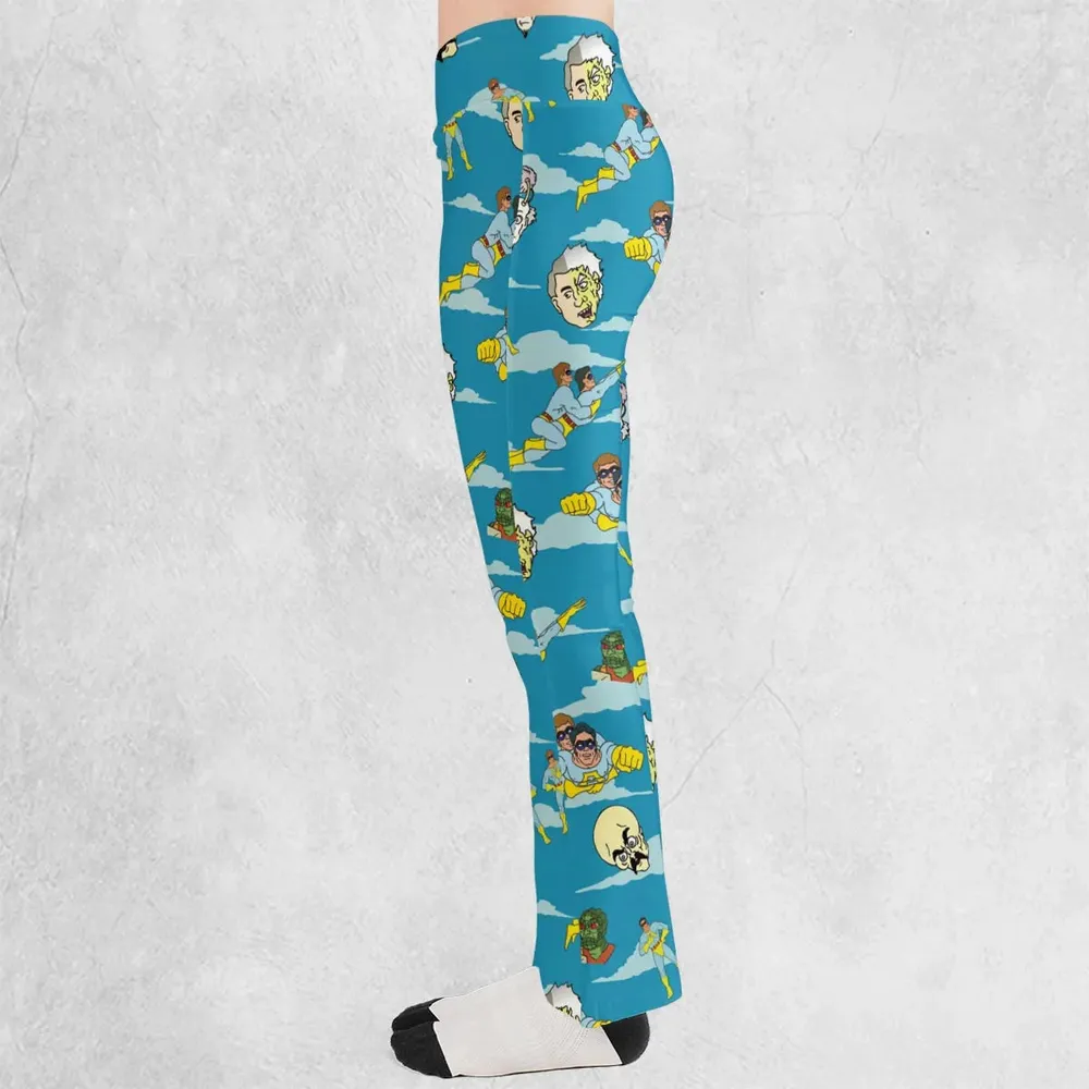The Ambiguously Gay Duo Characters Patterns Flare Leggings - 3