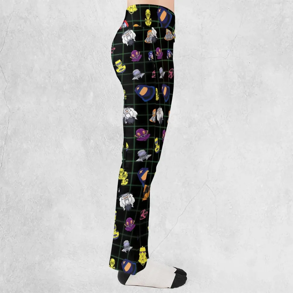 Retro 80s M.A.S.K Cartoon Flare Leggings - 2