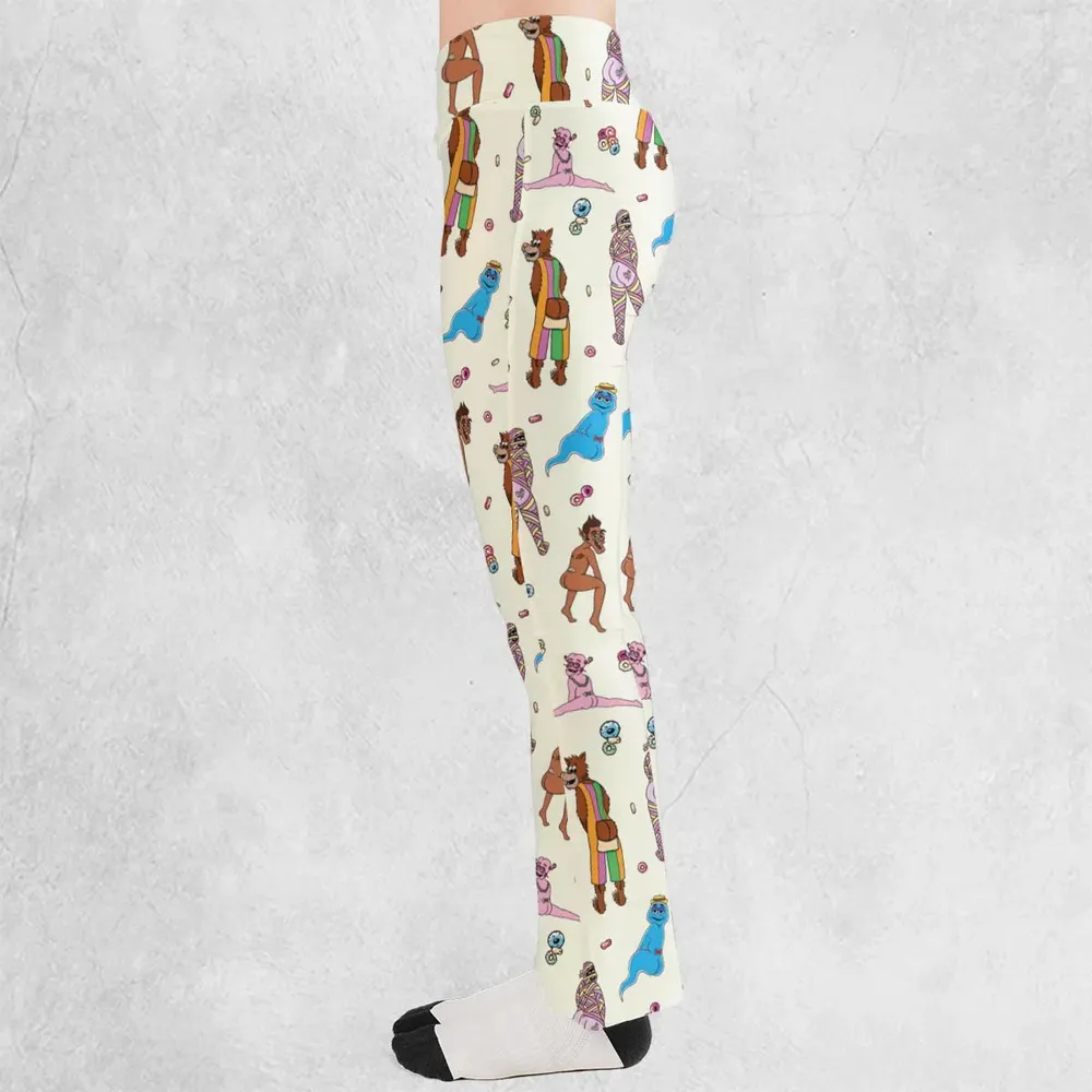 Cereal Monster Breakfast Flare Leggings - 3
