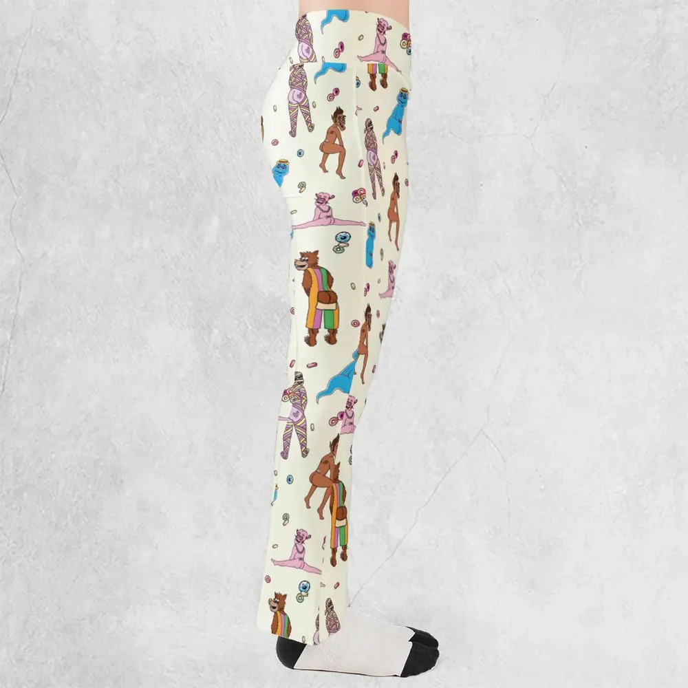 Cereal Monster Breakfast Flare Leggings - 2