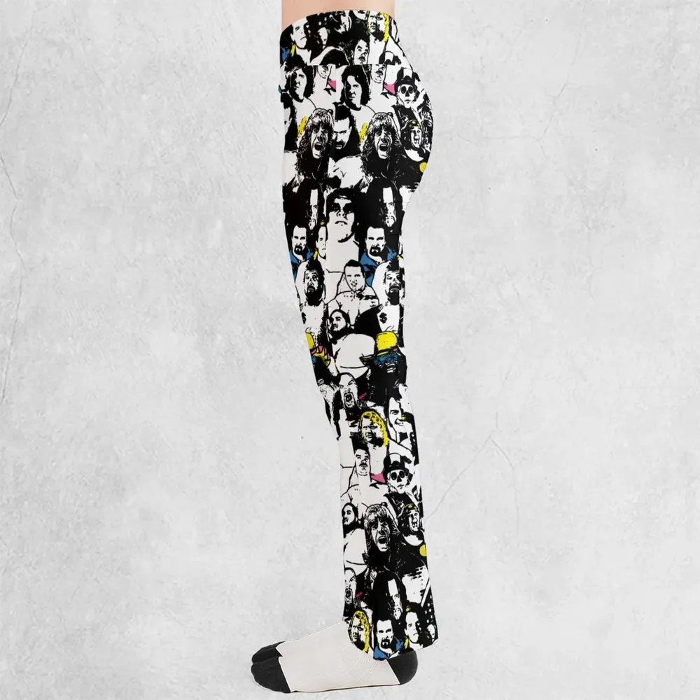 Iconic faces Royal Rumble Flare Leggings - 3