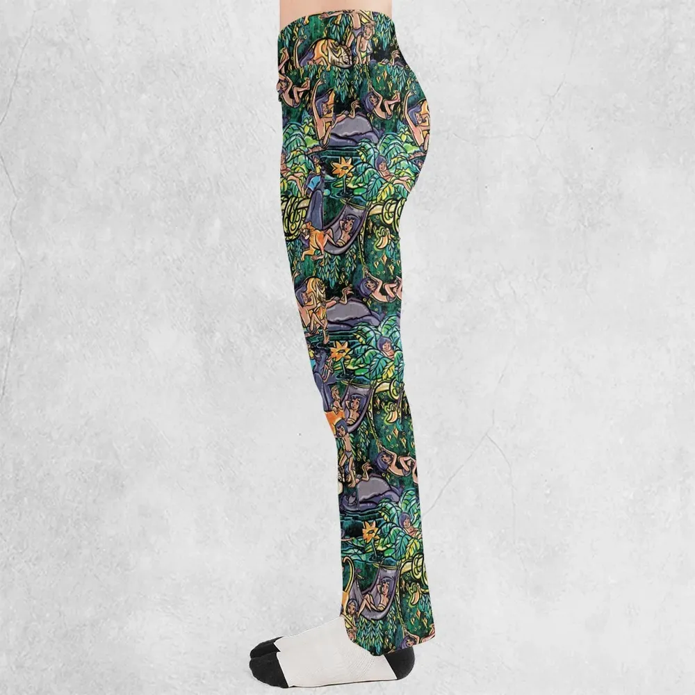 Best Friends Forever Mowgli and Baloo The Jungle Book Flare Leggings - 3