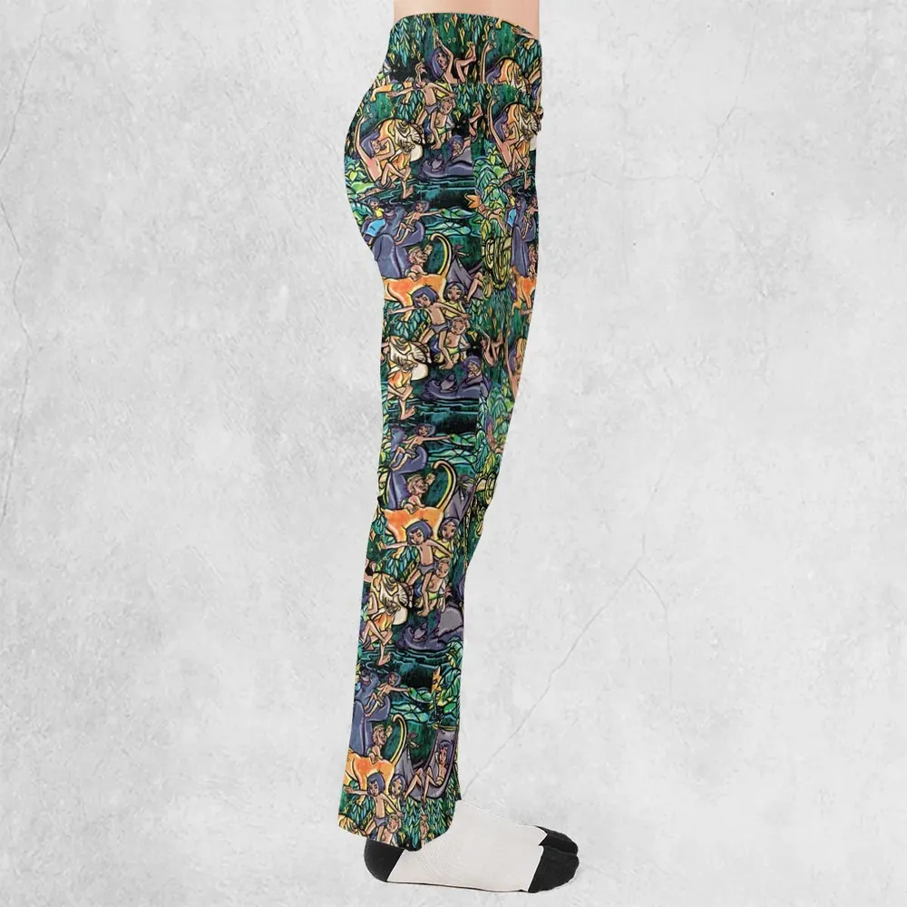 Best Friends Forever Mowgli and Baloo The Jungle Book Flare Leggings - 2