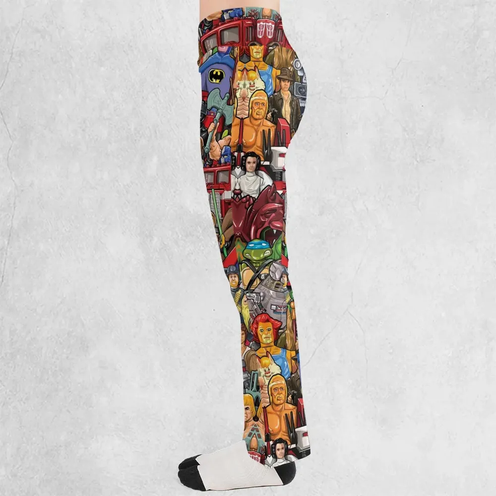 The Best Obscure 80s Toy Lines Flare Leggings - 3