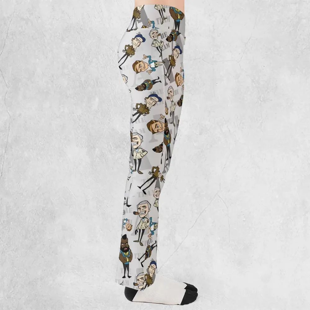 The A-team Characters Series Flare Leggings - 2