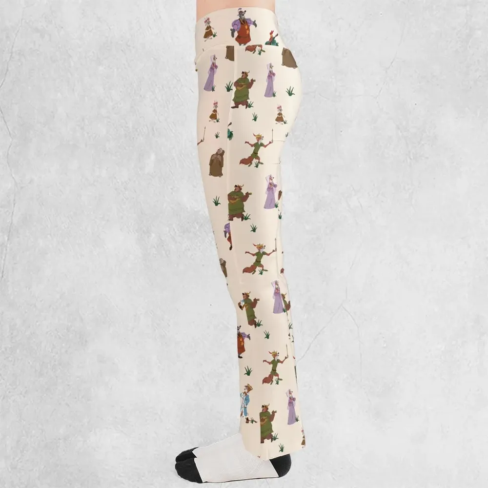 Oo-de-lally Robin Hood Characters Flare Leggings - 3