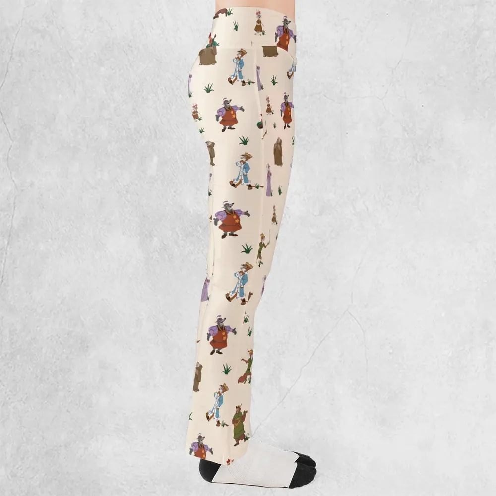 Oo-de-lally Robin Hood Characters Flare Leggings - 2