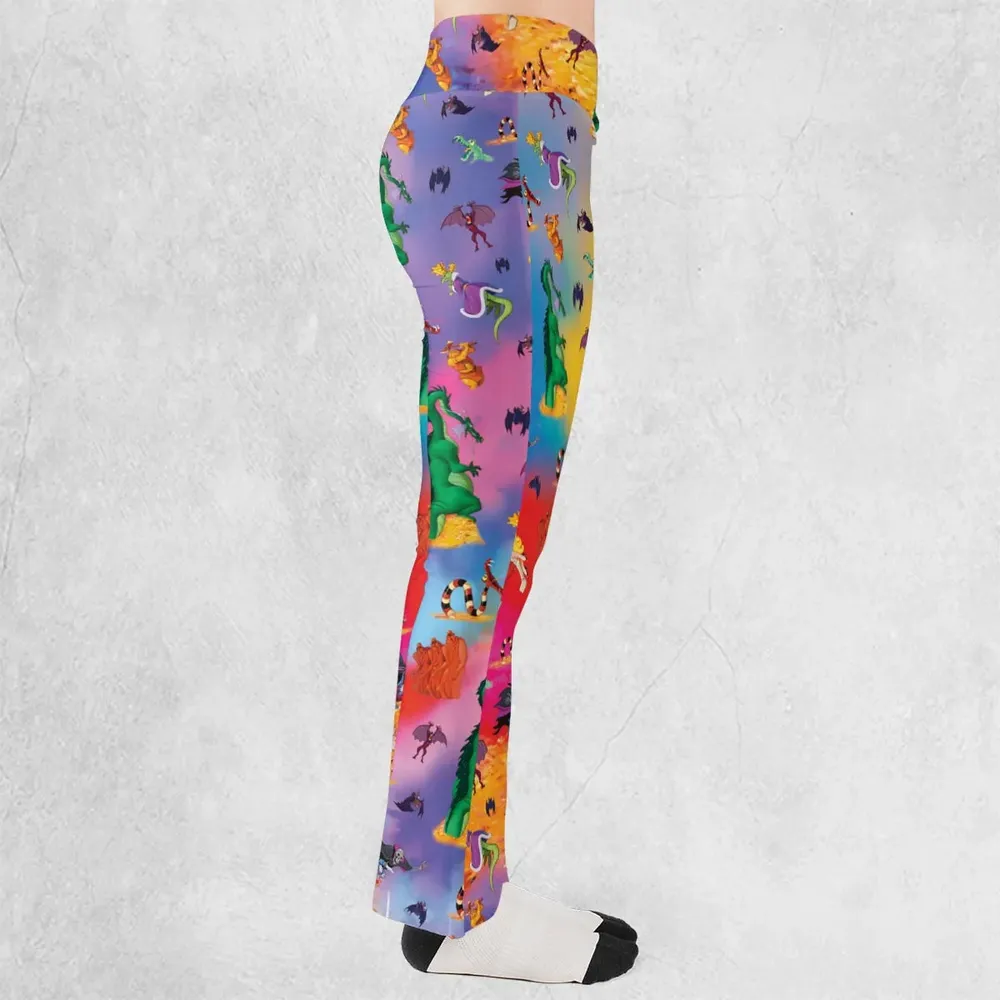 Dragon's Lair Characters Flare Leggings - 2