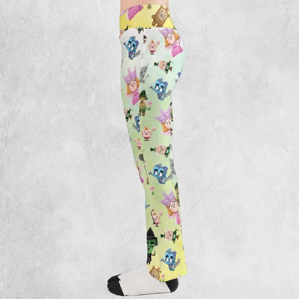 Glinda and Elphaba Meet and Greet Flare Leggings - 3