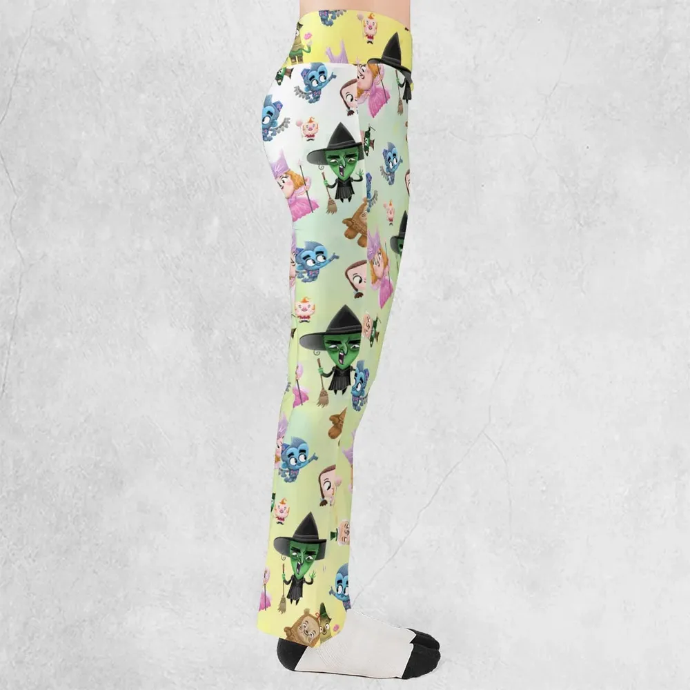 Glinda and Elphaba Meet and Greet Flare Leggings - 2