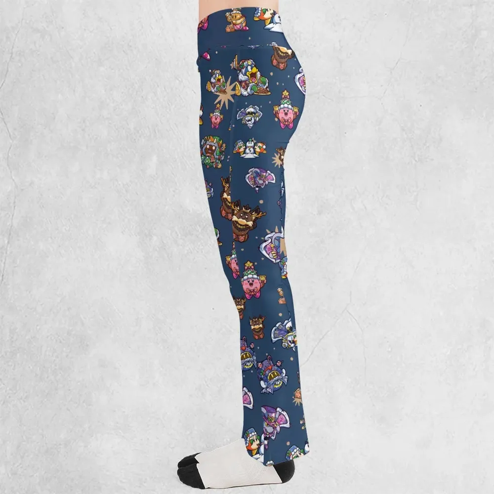 Dream Land Holiday Kirby Flare Leggings - 3