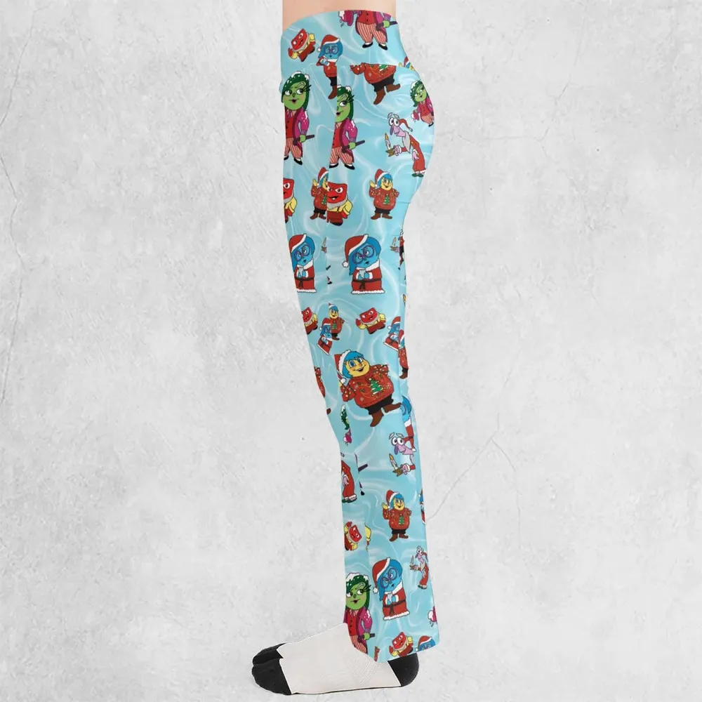 Santa's Emotion Inside Out Flare Leggings - 3