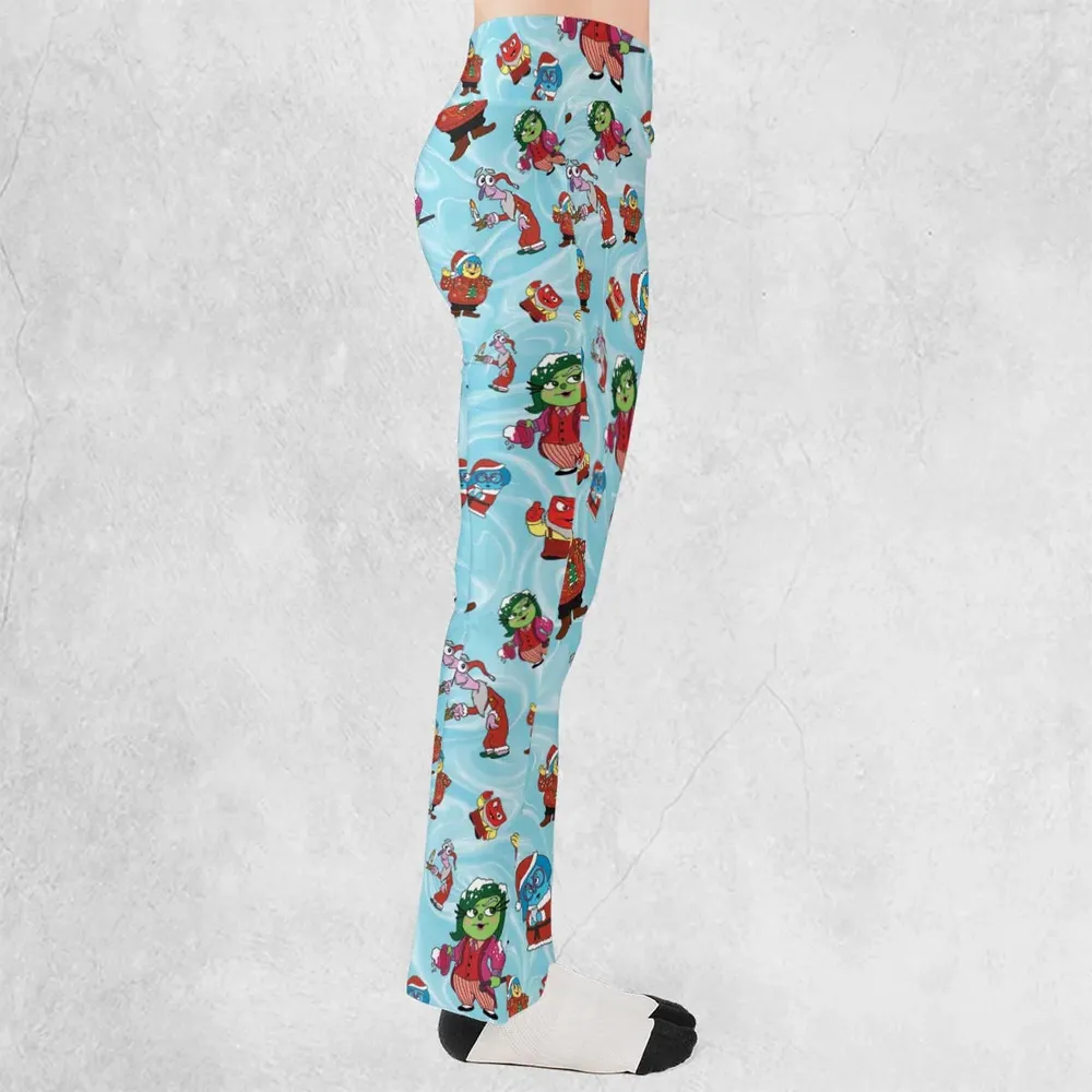 Santa's Emotion Inside Out Flare Leggings - 2